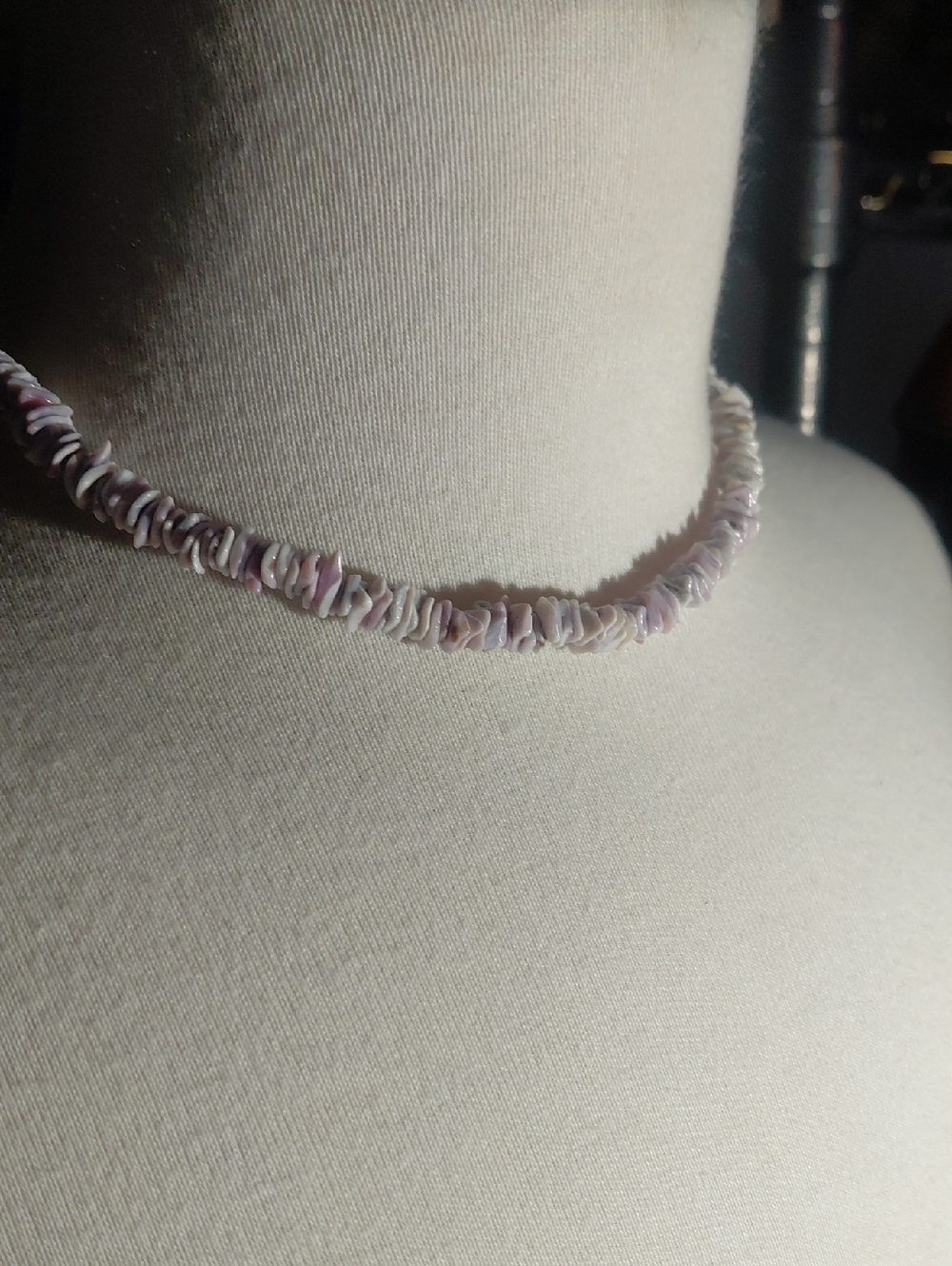 Poka shell necklace